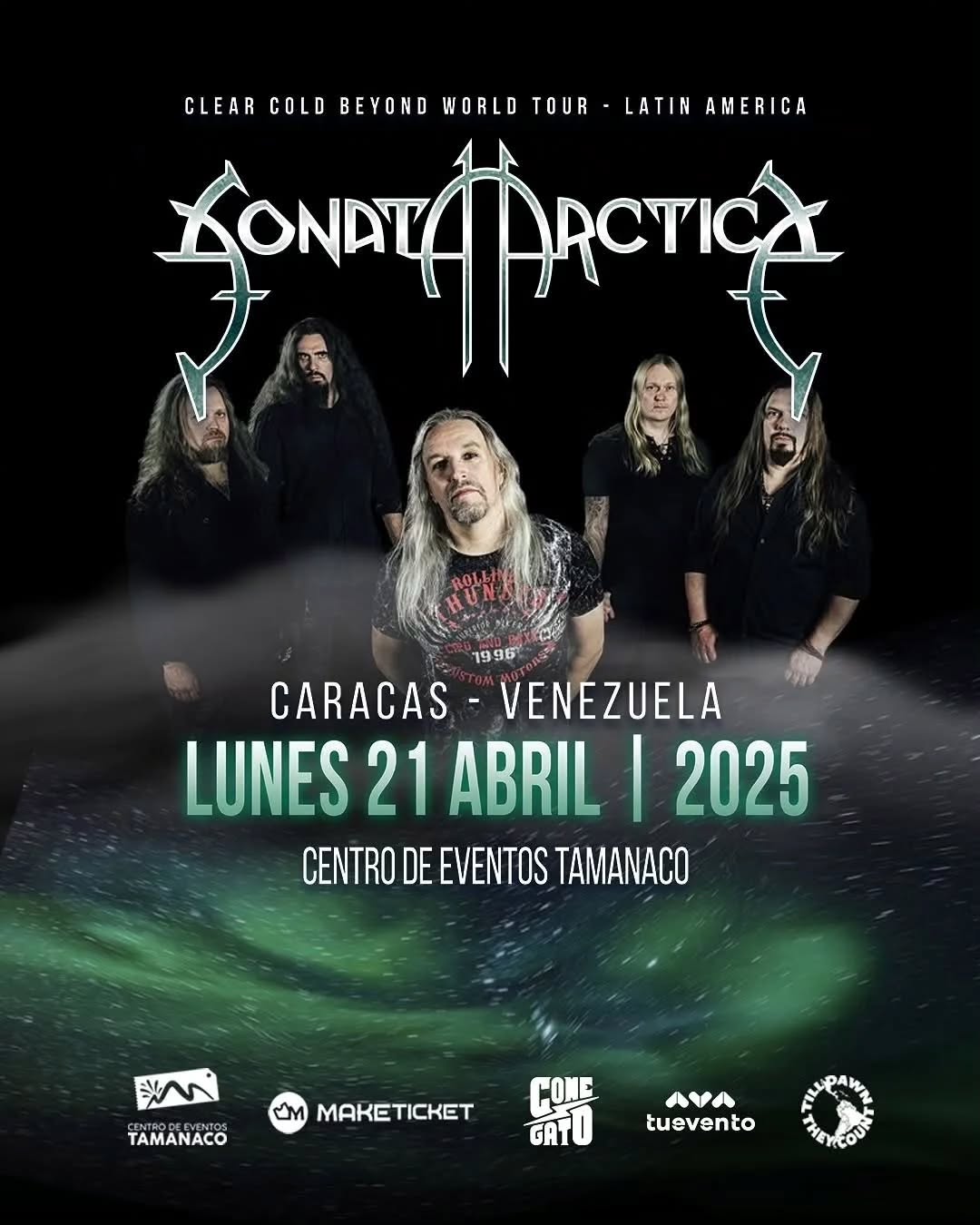 SONATA ARCTICA desatara su power metal en Caracas